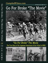 US Army Go For Broke Film 442nd Japan Americans WW2 DVD Purple Heart Battalion - £13.91 GBP