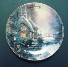 Limited Edition Collector Plate By Thomas Kinkade February Sweetheart Co... - $24.70