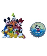Disney WDW Soda Pop Cap Mickey&#39;s Swell Soda The Real Deal Magnet + 2nd M... - $13.56 CAD