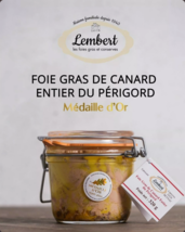 Maison Lembert - Whole DUCK Foie Gras – 190gr Glass Jar - $72.95