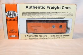 HO Scale Con-Cor, 40&#39; Box Car, Pacific Fruit Express, Orange, #100029 Built - £22.54 GBP