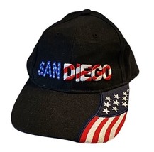 San Diego CA Baseball Ball Cap Hat DBA Athletic Wear Stars Stripes Patri... - £22.41 GBP