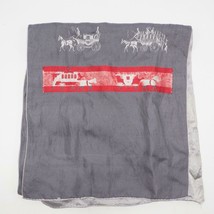 Vintage Horse and Buggy Silk Scarf 42&quot; - £15.85 GBP