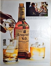 1968 Vintage Print Ad-SEAGRAM&#39;S V.O. CANADIAN WHISKEY BLEND-FINEST-Print Ad - $12.07