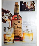 1968 Vintage Print Ad-SEAGRAM&#39;S V.O. CANADIAN WHISKEY BLEND-FINEST-Print Ad - $225.17 MXN