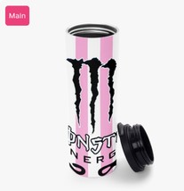 Monster Energy Pink Tumbler | 17 oz Stainless Steel Design &amp; Leak-Proof Lid - $616.24 MXN