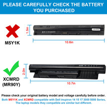Xcmrd Battery 14.8V For Dell Inspiron 15 3000 3521 3537 3542 3543,15R-55... - $32.99