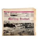 1987 Kennebec Flood Newspaper Morning Sentinel Maine April 3 Disaster DWHH7 - $68.33 CAD