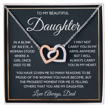 Daughter Necklace Gift from Dad | Daughter Birthday | Proud Dad - £47.84 GBP+