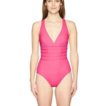 NWD La Blanca Multi Strap Cross Back One Piece Swimsuit, Ginger Size 14 - £55.49 GBP