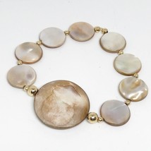 Mother of Pearl Beaded Bracelet - £19.77 GBP