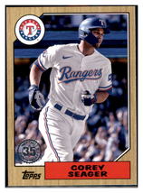 2022
  Topps Corey Seager 1987 Topps Baseball Blue Series Two  Texas Ran... - $2.24