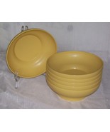 Vintage Tupperware Harvest Gold Cereal Bowls #890  - Set of 6 -  EUVC - $16.38 CAD