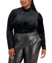 Full Circle Trends Trendy Plus Size Crushed Velvet Bodysuit, Choose Sz/Color - £17.30 GBP