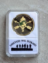 U S ARMY Special Forces Challenge Coin With Case United We Stand - £12.38 GBP
