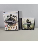 PC Video Games Company of Heroes and Call Of Duty Modern Warfare COD 4 - £11.04 GBP