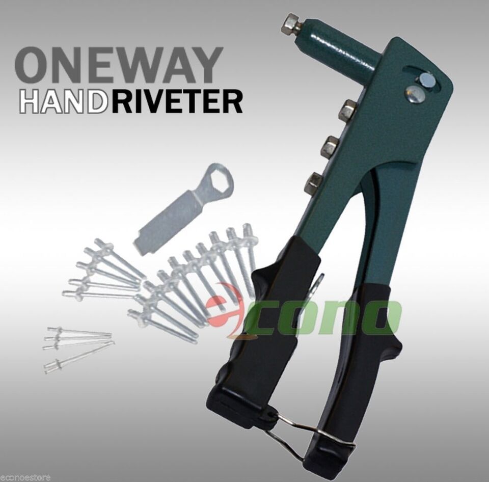 Heavy Duty One Way Hand Riveter Pop Rivet Gun Hand Tool  3/32&quot; 1/8&quot; 5/32... - $14.95