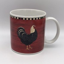 Country Quartet ROOSTER COFFEE MUG Cup Red SAKURA WARREN KIMBLE Tea Chicken - £8.59 GBP