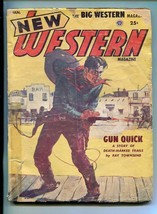 New WESTERN-JAN 1954-VIOLENT Pulp FICTION-SHOOT Out COVER-COBURN-good Minus - £24.98 GBP