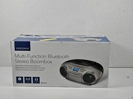 Insignia - AM/FM Radio Portable CD Boombox with Bluetooth -  Light Stays... - $27.72