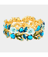 Victorian blue pink heart  rose bracelets - €13,12 EUR