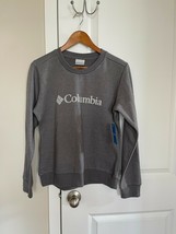 BNWT Columbia Sunridge Crew women&#39;s sweatshirt, Grey, Size M - £31.28 GBP