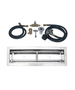 Tretco 36 in. Stainless Steel Drop-In Rectangular Burner Kit Liquid Propane - $755.58 CAD
