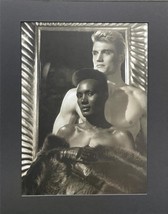 George Hurrell Grace Jones &amp; Dolph Lundgren Photolitho Hollywood Actors Art - £96.65 GBP