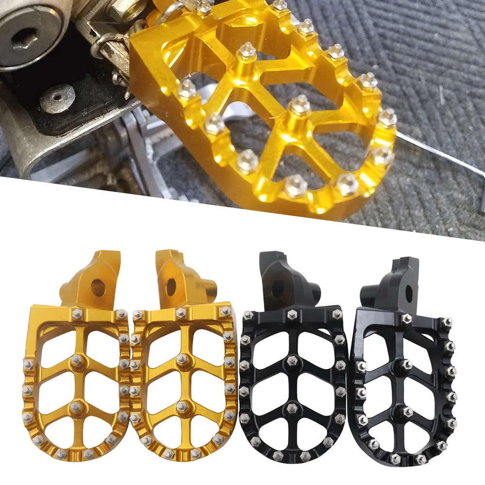 Motorcycle Foot Pegs Rests Pedal Footpegs Footrests For Suzuki RMZ250 RMZ450 RMZ - £29.76 GBP