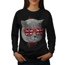 Wellcoda British Shorthair Womens Sweatshirt, Patriot Casual Pullover Jumper - £22.91 GBP+