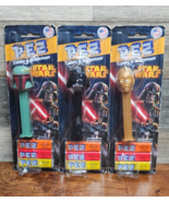 Star Wars 2013 PEZ Dispensers - Lot of 3 - Darth Vader, Boba Fett, C3PO ... - £15.28 GBP