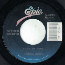 George Jones 45 Second Time Around / She&#39;s My Rock A2  - $3.95