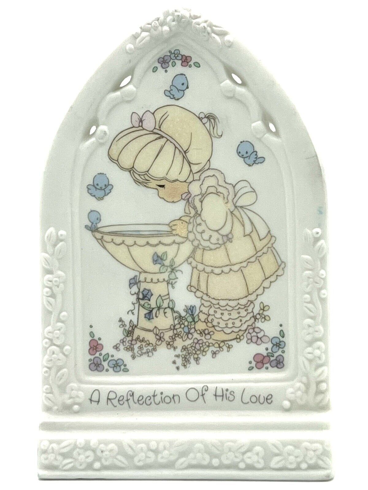 Primary image for Precious Moments 1993 "A Reflection Of His Love" Kindness Standing Plaque