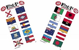 Made in The USA! One Pack of Complete State Sticker Set and One Pack of ... - $13.95