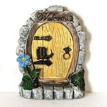 Enchanted House with Welcome Sign for Fairy Gnome Garden Ceramic 5.75&quot;  - £6.92 GBP