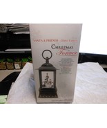 Christmas Is Forever &quot;Santa &amp; Friends Glitter Light Up Lantern Table&quot; 10... - $34.66 CAD