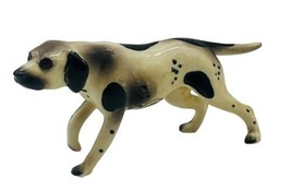 Pointer Dog Porcelain Figurine White Black Winner Pointer Sticker 2.5x4.... - $22.43