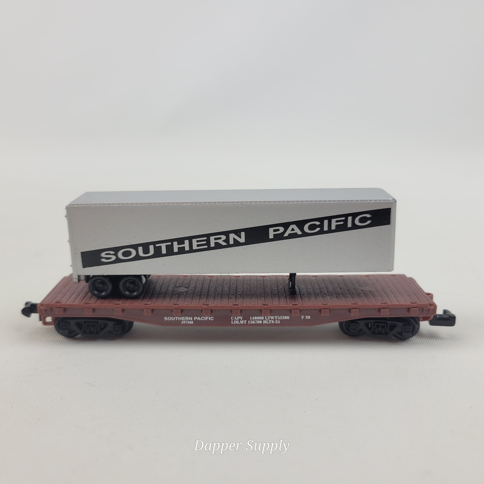 Southern Pacific High Speed Metal Products Train Piggyback Car N Scale  ... - $15.74