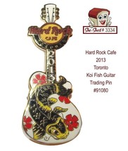 Hard Rock Cafe 2013 Toronto Koi Fish Guitar 91080 Trading Pin - $14.95
