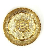 Feng-Shui Brass Tortoise Turtle Kachua Metal Plate Handicraft Decor Gift... - £35.47 GBP