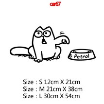 Cute Cat Car Stickers And Decals For Cars Windows Pet Decal And Body Decoration  - £36.77 GBP