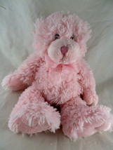 First Impressions 12in Teddy Bear Pink Bow Stuffed Animal Macys Baby 2011 - £7.92 GBP