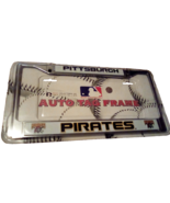 Pittsburgh Pirates Auto Tag License Plate Frame Chrome NIB MLB Baseball - £6.84 GBP