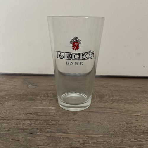 Becks&#39; Dark Beer Pint Glass - &quot;The Best Things Happen in the Dark&quot; - $14.00