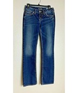 Silver Suki Womens W 28 L 33 Mid Slim Bootcut Jeans Flare - £31.37 GBP