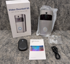 Wireless Security Smart WiFi Doorbell Intercom Video Camera Door Bell V5... - $27.99