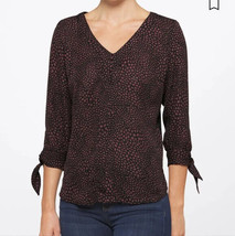 Stitch Fix Fortune + Ivy Collyn Mixed Material Blouse, Size Small or Medium - £7.65 GBP
