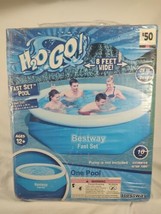 Bestway H2O Go! Swimming Pool Fast Set Up 8ft x 26 in Round Family Summer Pool - £20.29 GBP