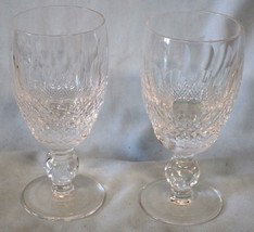 Waterford Colleen Short Stem Sherry Goblet 4 3/4&quot;, 2 oz, Pair - £29.19 GBP