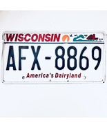  United States Wisconsin Dairyland Passenger License Plate AFX-8869 - $16.27 CAD